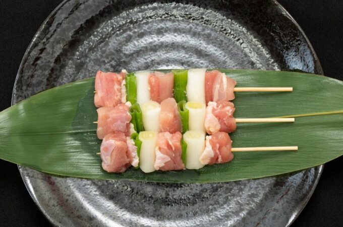 ねぎモモ串